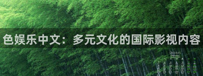 壹号平台app下载安装：色娱乐中文：多元文化的国际影视内容